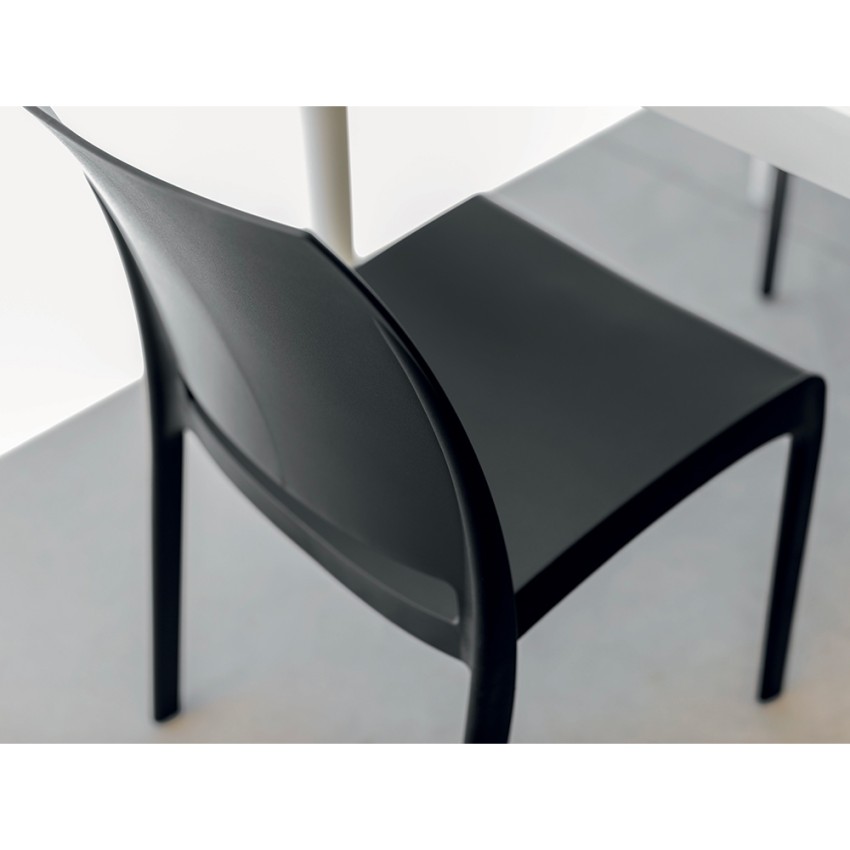 Chaise empilable pour bar restaurant jardin extérieur intérieur vente en gros Volga BICA