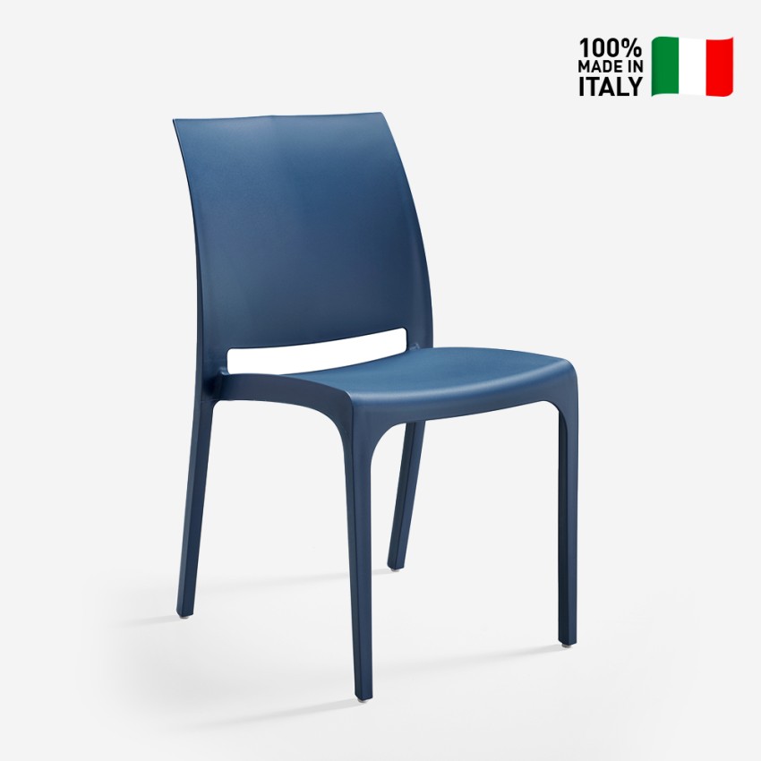 Chaise empilable pour bar restaurant tendance jardin extérieur intérieur Volga BICA