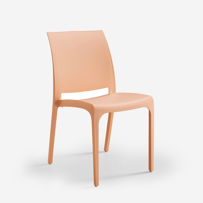 Chaise vente en gros empilable pour bar restaurant jardin extérieur intérieur Volga BICA