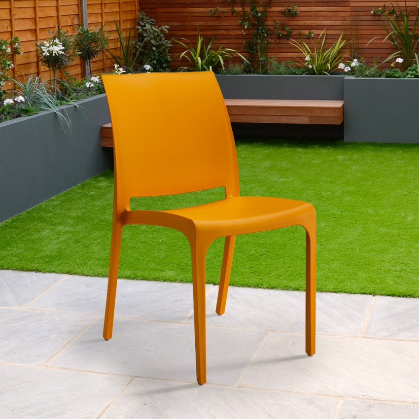 Chaise empilable pour acheter bar restaurant jardin extérieur intérieur Volga BICA