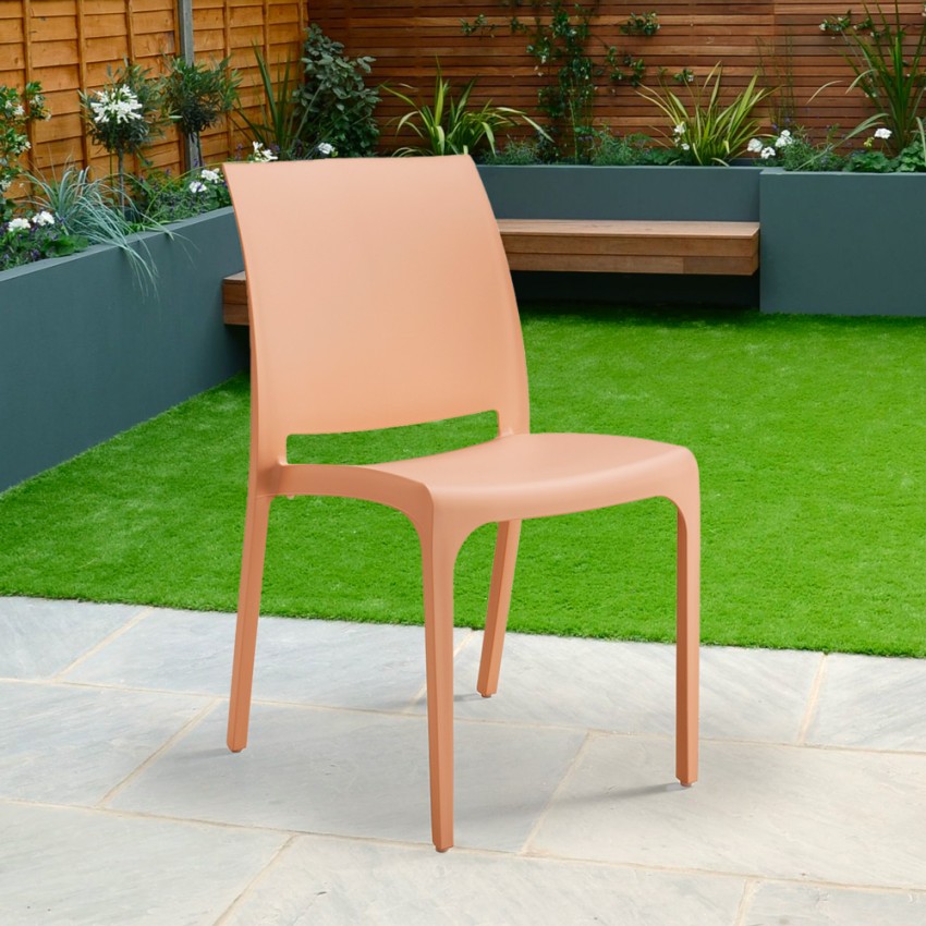 Chaise empilable pour bar restaurant jardin extérieur intérieur vente en gros Volga BICA