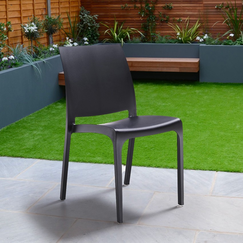 Chaise empilable pour bar restaurant jardin extérieur intérieur Volga boutiques BICA