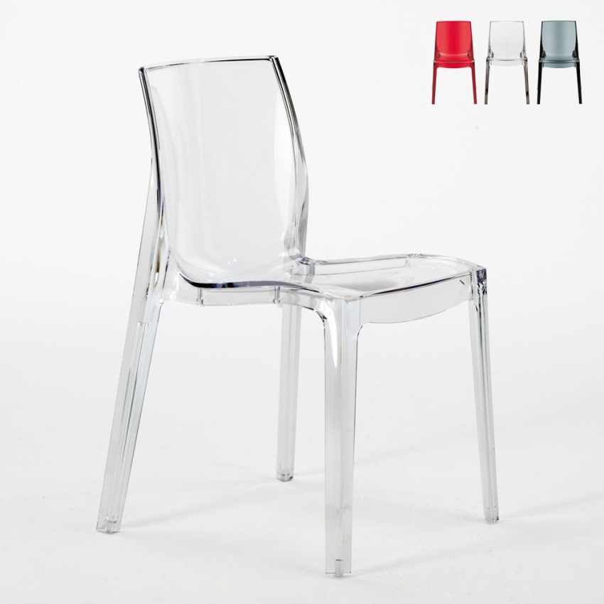 s6317 chaise transparent cuisine bar femme fatale grand soleil design en polycarbonate nero - Chaise Polycarbonate Transparente s6317 chaise transparent cuisine bar femme fatale grand soleil design en polycarbonate nero - Chaise Polycarbonate Transparente