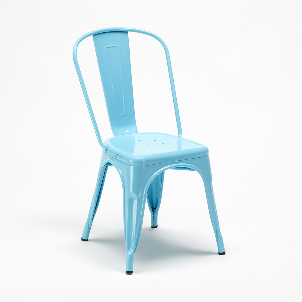 Chaise Tolix industrielle en acier et métal pour cuisine ...