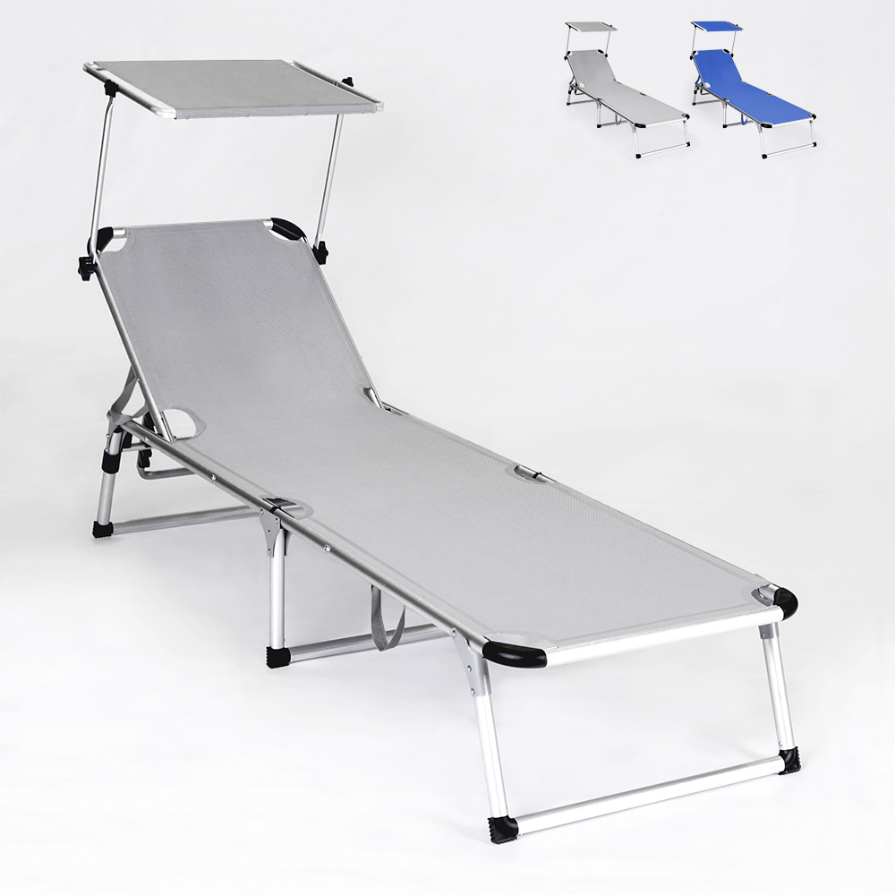 Transat de plage pliant RODI en aluminium pour plage et ...