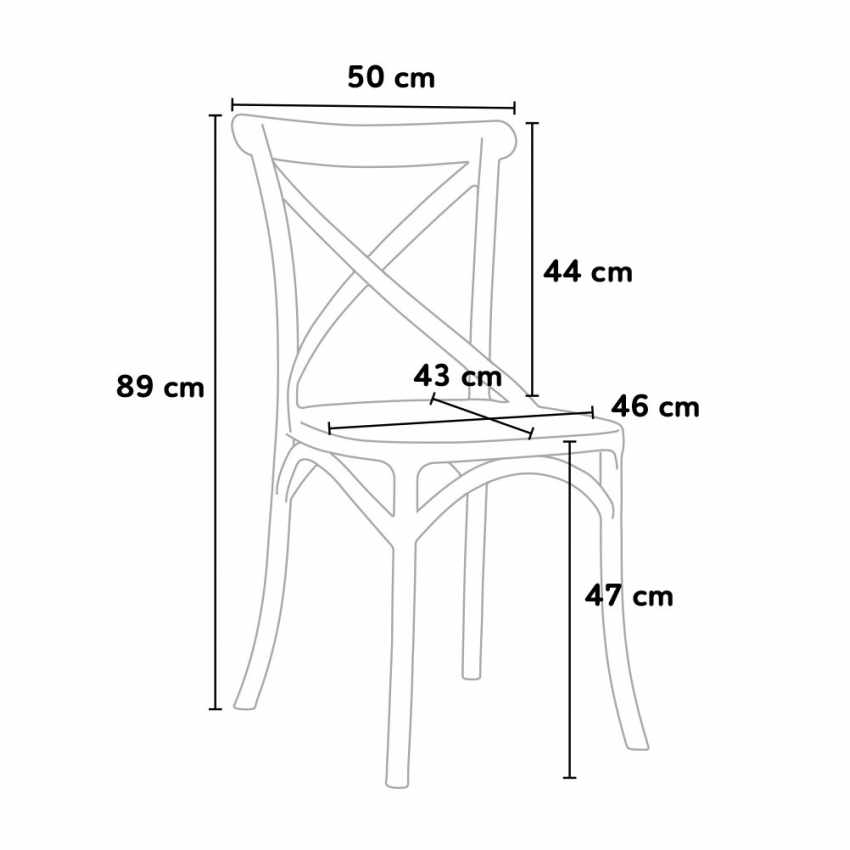 sv681pp chaise de cuisine restaurant en polypropylne vintage paysan cross design colorato - Chaise De Cuisine sv681pp chaise de cuisine restaurant en polypropylne vintage paysan cross design colorato - Chaise De Cuisine