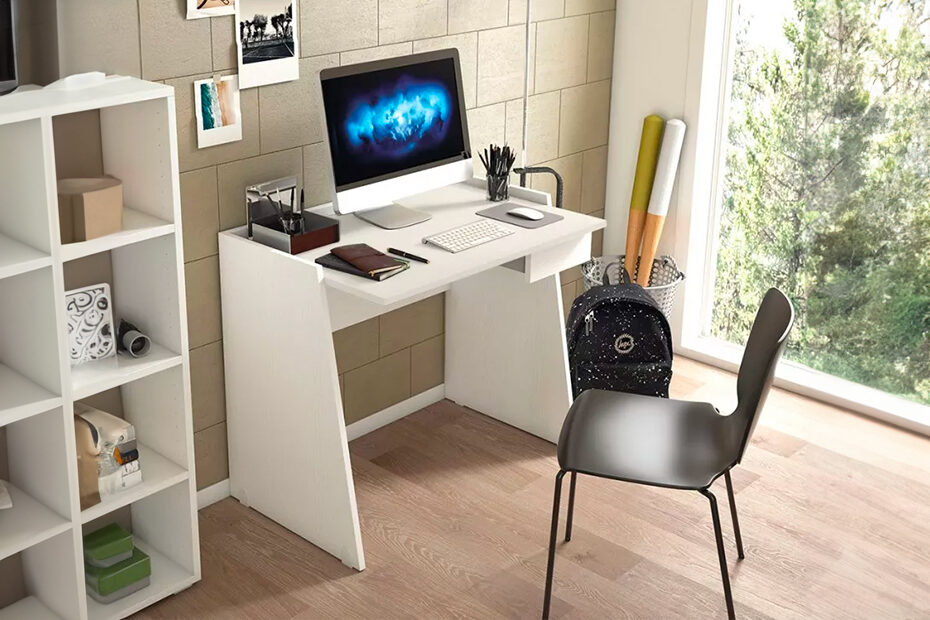 Foldesk Plus Bureau pliant compact 120x60cm deux niveaux