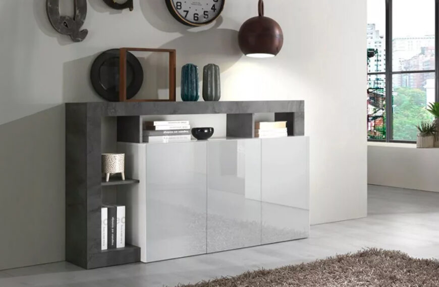 come inserire una credenza in una cucina moderna