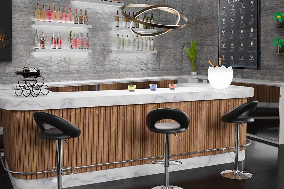 arredamento moderno per bar